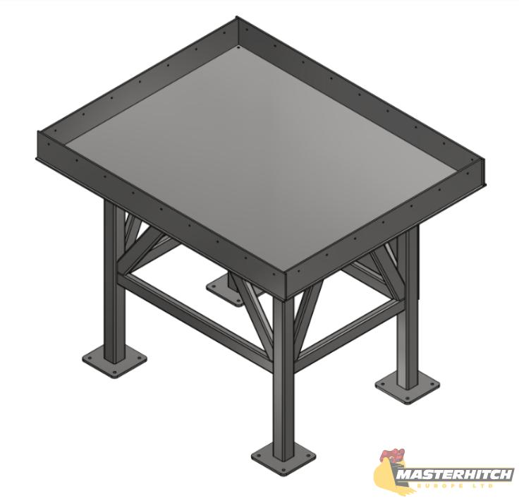 Steel Frame Table Structure