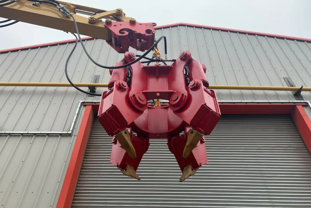 Pile cropper attachment