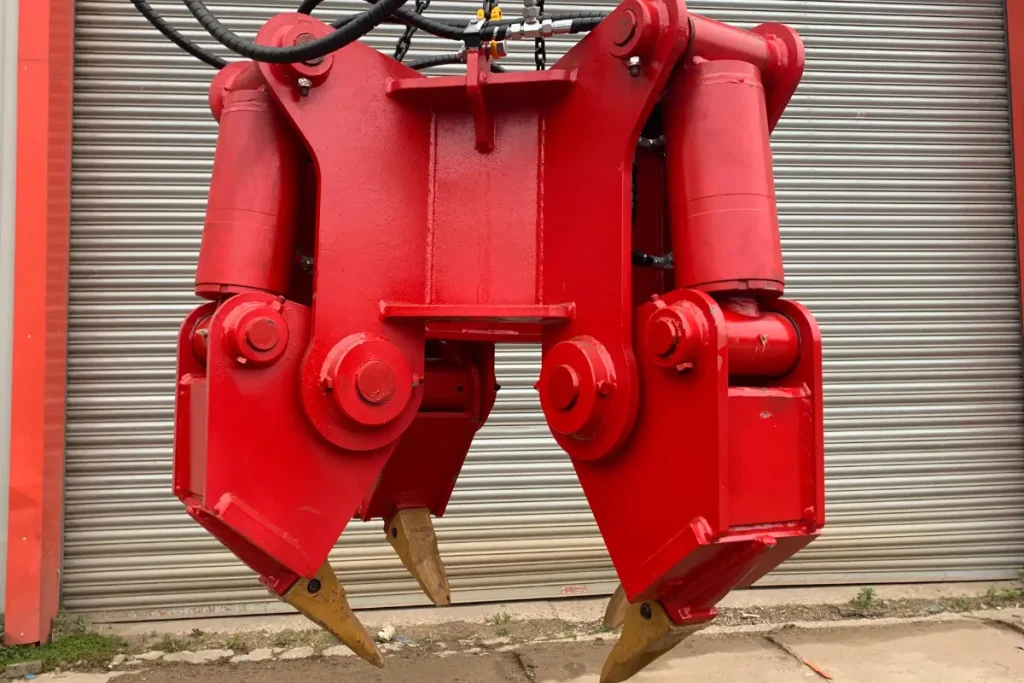 Pile cropper attachment