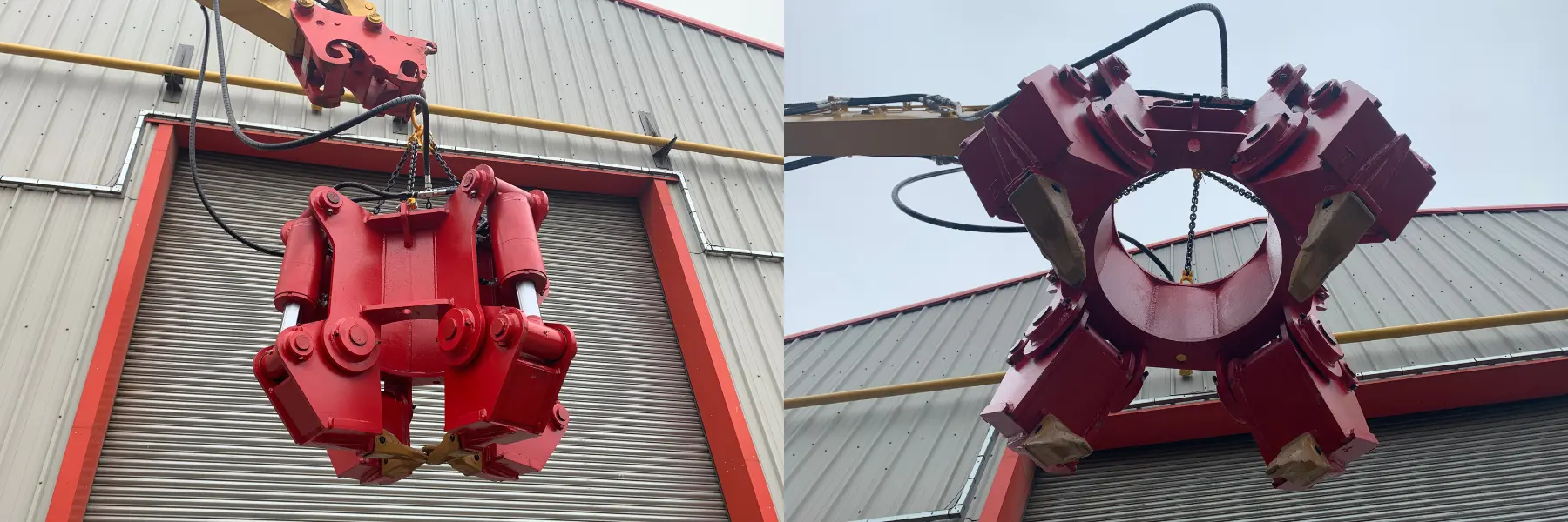 Pile cropper attachment