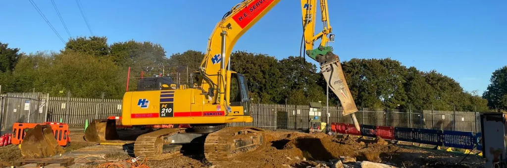 Digger breaker attachments