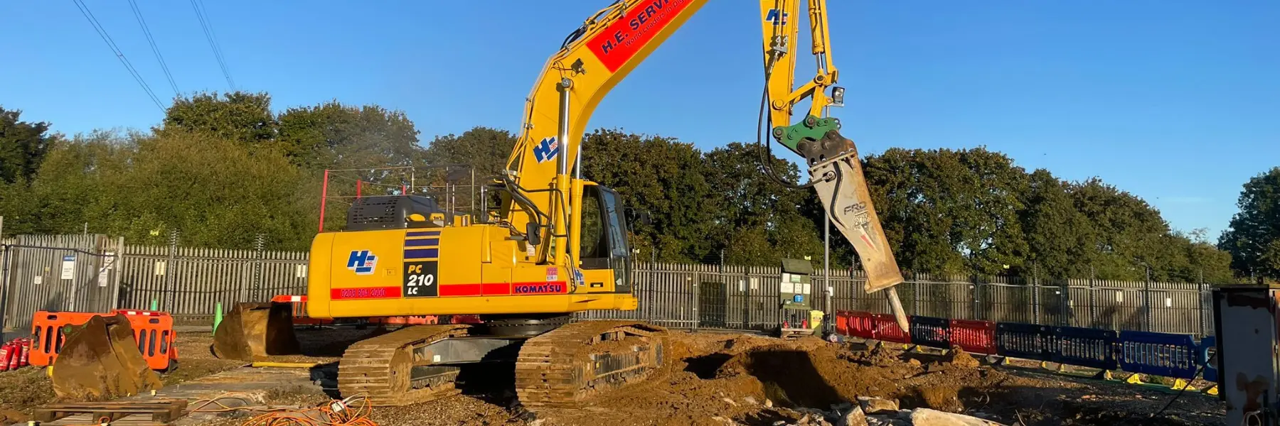 Digger breaker attachments