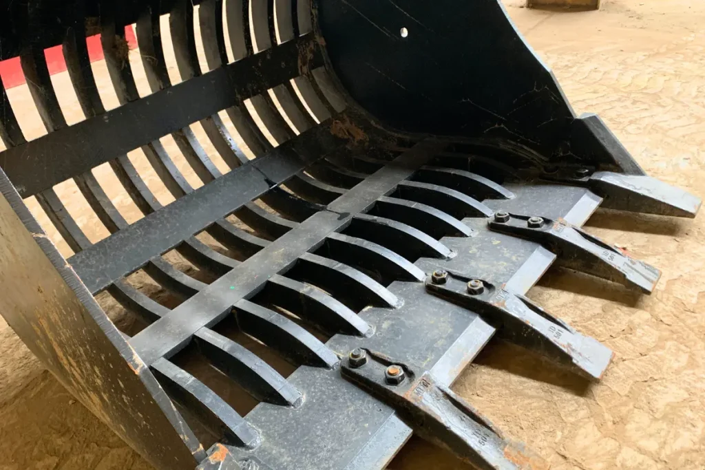 Excavator Bucket Attachment - riddle bucket