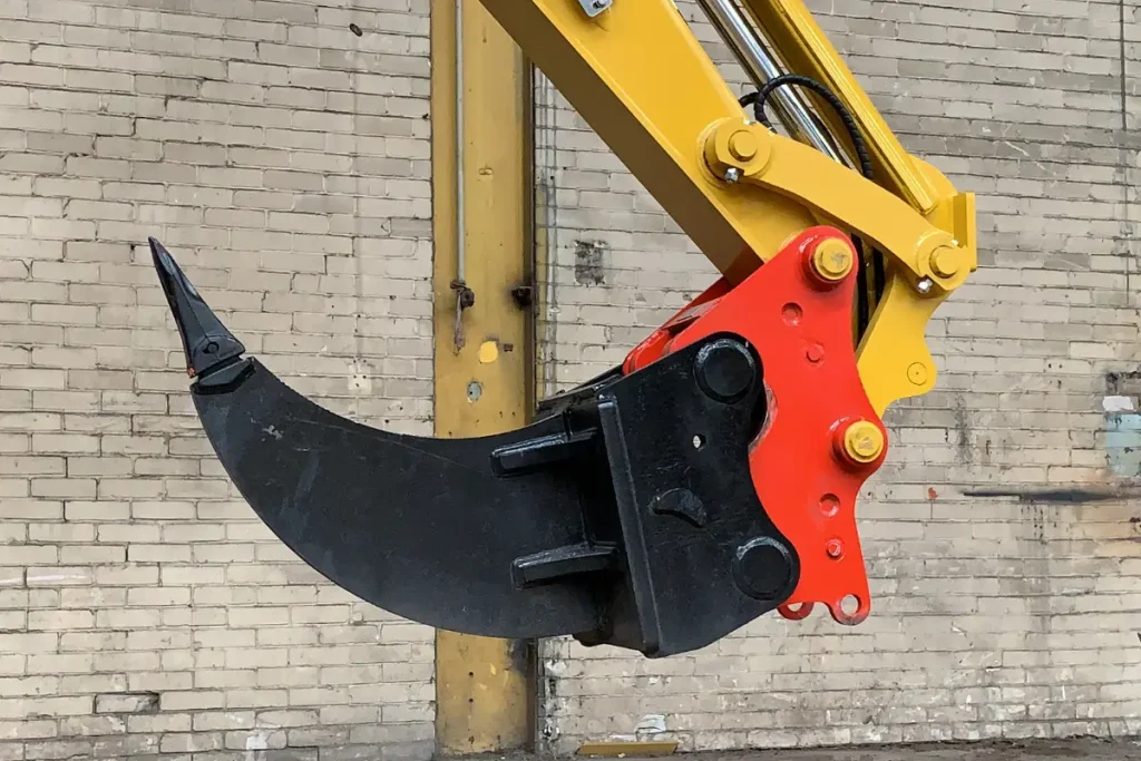 winter construction equipment - ripper hook
